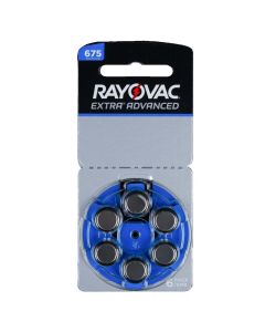 Rayovac Size 675 Blue Hearing Aid Batteries